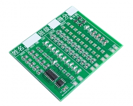 SMD Component Soldering Practice Board with 555 and CD4017 ICs DIY LED Water Lamp Kit